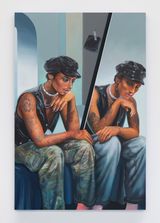 Omari FiDi by Alannah Farrell contemporary artwork painting works on paper