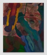 off - kilter headless tuckered away yet long legs by Kaveri Raina contemporary artwork painting