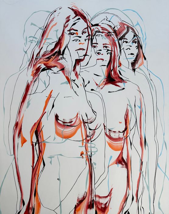 The WaitWithout Tremors by Clement Denis contemporary artwork Works on Paper