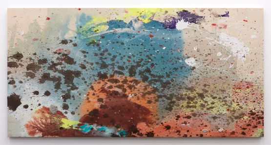 Clarence Reeses Space by Peter Bradley contemporary artwork Painting