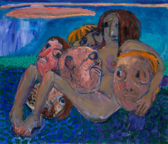 Gesammelte Kopfe by Shanee Roe contemporary artwork Painting