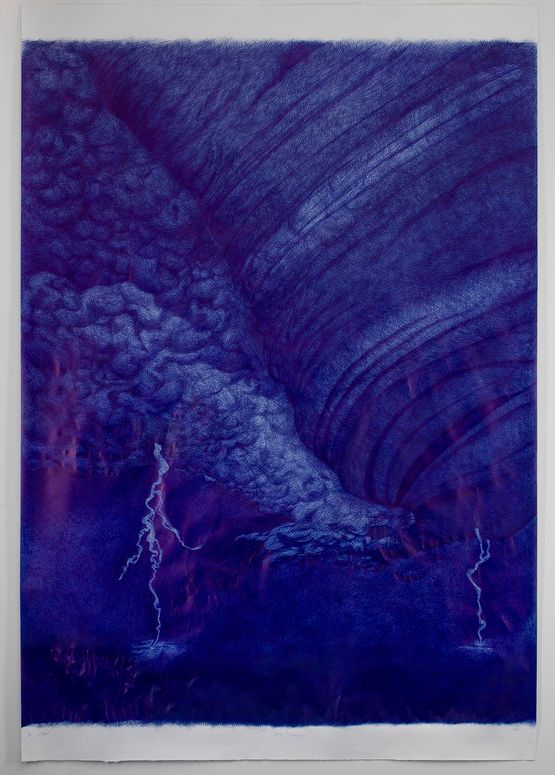 Berlin Tornados - VIII by Jan Fabre contemporary artwork Works on Paper