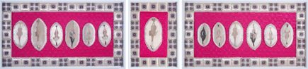 The Last Supper by Geraldine Javier contemporary artwork Textile