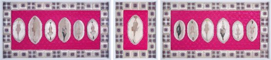 The Last Supper by Geraldine Javier contemporary artwork Textile