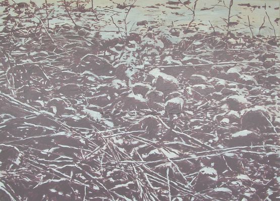 Akero 2 by Heribert Ottersbach contemporary artwork Painting