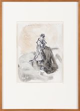 Untitled by Newell Harry contemporary artwork drawing painting works on paper