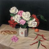 A Flower by Qin Qi contemporary artwork painting