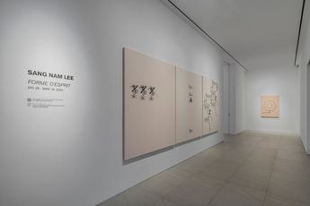 Contemporary art exhibition Sang Nam Lee Forme desprit at Perrotin Seoul South Korea