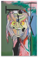Groteskkopf by Thomas Scheibitz contemporary artwork painting