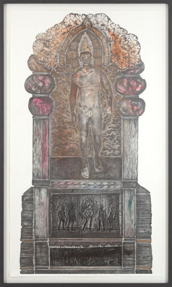the pendulum of desire I by Andreas Werner contemporary artwork Works on Paper