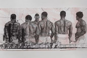 Contemporary art exhibition Ibrahim Mahama Digging Stars at Art Outreach Singapore