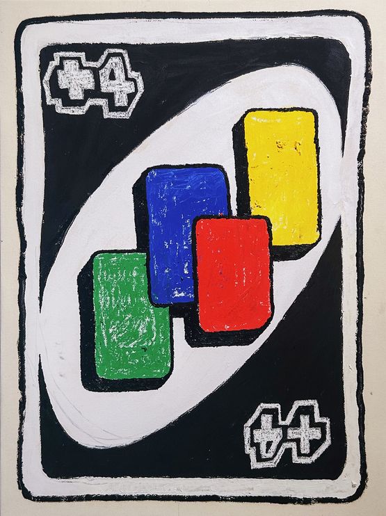 Draw Four by Michael Swaney contemporary artwork Painting