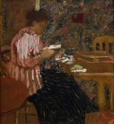 Femme lisant by Edouard Vuillard contemporary artwork works on paper