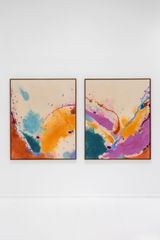 Cuando no miras se mueve. I by Violeta Maya contemporary artwork painting