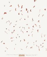 454 so stellen sich viren salmonellen vor by Tomas Schmit contemporary artwork drawing works on paper