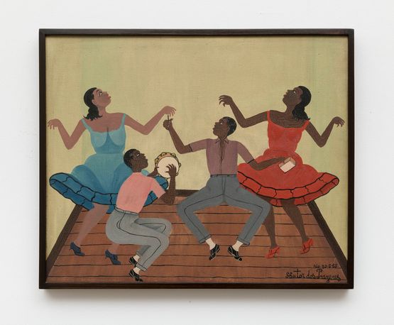 Samba by Heitor Dos Prazeres contemporary artwork Painting