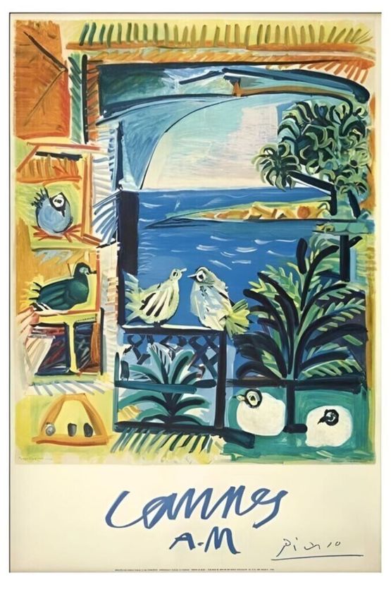 Cannes AM by Pablo Picasso contemporary artwork Print