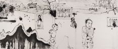 Away from the Shore by Liu Qinghe contemporary artwork Painting