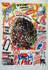 Palm oil in daily life by Maryanto contemporary artwork print