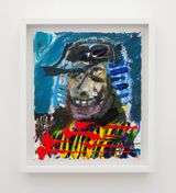 Work No. 2552 Portrait of Sir Edmund Hillary by Martin Creed contemporary artwork painting