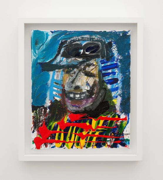 Work No. 2552 Portrait of Sir Edmund Hillary by Martin Creed contemporary artwork Painting