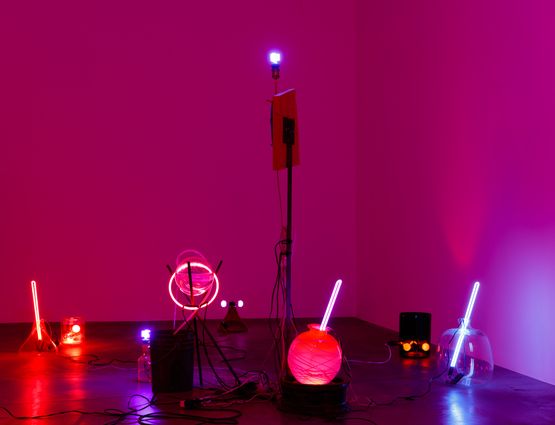 Your eyes sore from crying but it aint time to look away. by Elias Hansen contemporary artwork Installation