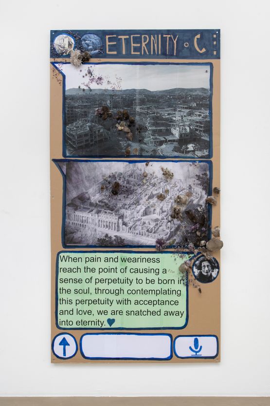 Eternity Chat-Poster by Thomas Hirschhorn contemporary artwork Works on Paper