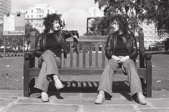 Divided Self Speakers Corner by Rose Finn-Kelcey contemporary artwork Photography