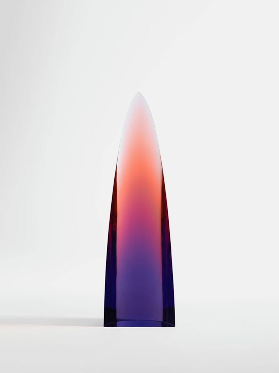 Untitled cylindrical lens by Fred Eversley contemporary artwork Sculpture