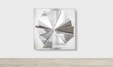 Silver Fan by Heinz Mack contemporary artwork Sculpture