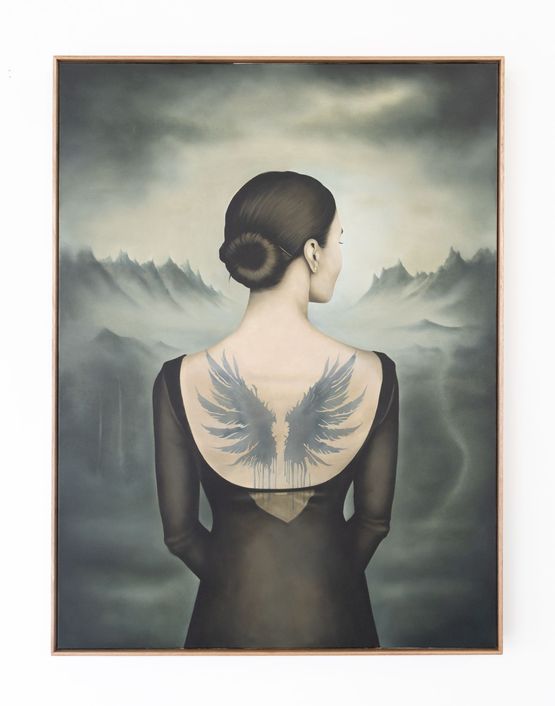Wings of Desire by Heather Straka contemporary artwork Painting