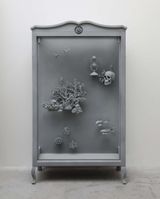 Wunderkammer Skull by Hans Op De Beeck contemporary artwork mixed media sculpture