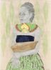 The Warrior mediates all the forces of nature by Charmaine Watkiss contemporary artwork Drawing