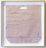 untitled the creation of the universe is inexcusable by The Estate of L. Budd contemporary artwork drawing works on paper