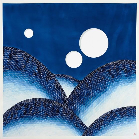 As my breath passes over me  III by Timothy Hyunsoo Lee contemporary artwork Works on Paper