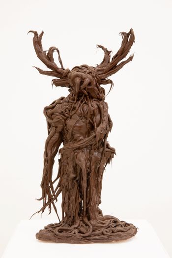 Green Man by Lois Weinberger contemporary artwork sculpture