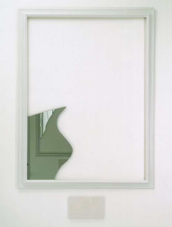 About the Mirror-Vitrail by Michelangelo Pistoletto contemporary artwork Sculpture