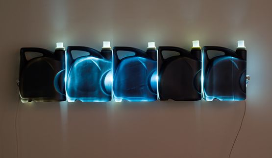 Strait Darkside by Bill Culbert contemporary artwork Installation