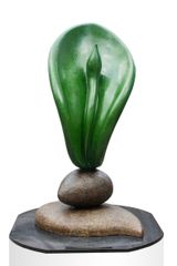 Snuggle by Han Sai Por contemporary artwork sculpture