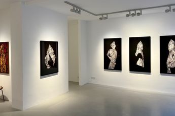 Contemporary art exhibition Alia Ali Timespace at GaleriePeterSillem Frankfurt Germany