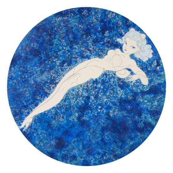 Blue Planet by Amano Yoshitaka contemporary artwork Painting