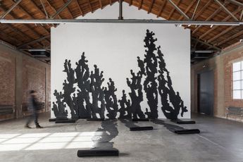 Contemporary art exhibition Wang Lijun Carving Silence at Beijing Commune China