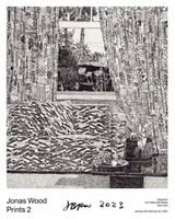 Prints 2 Poster Signed by Jonas Wood contemporary artwork print