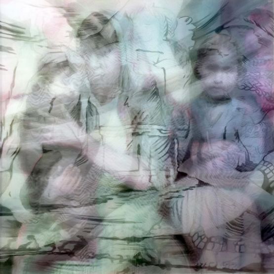 The girl Malintzin decides to go to Xicalango to learn to be a Tlacuilo writer from the series Unpublished scenes from the life of Malintzin by Sandra Del Pilar contemporary artwork Painting
