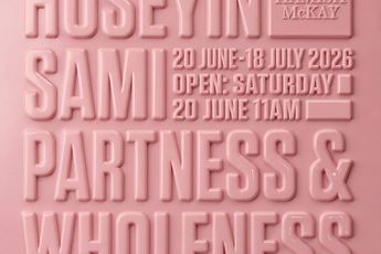 Contemporary art exhibition Huseyin Sami Partness  Wholeness at Hamish McKay Wellington New Zealand