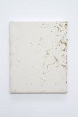 Mailed Painting 163 Berlin - Roma - Zurich - Berlin - Basel - Berlin by Karin Sander contemporary artwork painting