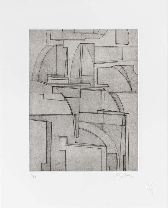 Studies from a Sculpture Garden 1 by Seher Shah contemporary artwork Print