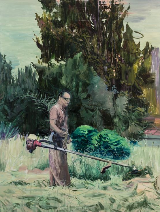 Harvestman by Qi Lei contemporary artwork Painting