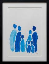 Kindly Ghosts Family Photographs by Itamar Gov contemporary artwork painting works on paper