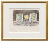 Jamaica Wine HouseOlde London Shops by Karen Kilimnik contemporary artwork drawing painting works on paper